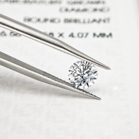 wholesale Wholesale of HPHT melee and fraction stones (08-30mm round lab-grown diamonds) for jewelry manufacturers, available in mixed sizes-DE color/VVS-VS/1 grain>0.8mm(0.003ct)