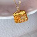 wholesale S925 antique silver gold-plated bag charm pendant for DIY bracelet necklace accessory, pure silver jewelry for women gifts-0-9