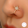 wholesale 925 Sterling Silver Star Nose Clip Cross-Border Hot Item Light Luxury High-End Sense Versatile INS Ear Clips Jewelry-0-1
