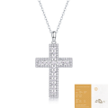 wholesale S925 Silver Necklace Sanctuary Pendant with Chain Live Cross-Border Hot Selling Silver Jewelry In-Stock Cross Choker Chain Dropshipping-0-6