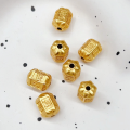 wholesale S925 metal ancient gilded six-word mantra spacer bead barrel bead bracelet DIY crystal bead stringing woven jewelry accessory-0-1