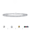 wholesale S925 Sterling Silver Moissanite Tennis Bracelet Necklace Set for Women and Men, New Style, Hot Selling in Foreign Trade, Ready to Ship-0-0