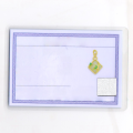 wholesale 925 silver gold-plated enamel bamboo square jade pendant with natural Hetian jade certificate Hanfu necklace accessory-0-5