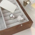 wholesale S925 Sterling Silver Minimalist Semi-Sphere Earrings for Women, Small Niche Fashion Simple Arc Heavy Work Earrings with High-End Trendy Feel-0-4