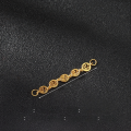wholesale S925 Sterling Silver Gold-Plated Gourd Extension Chain Extender Safety Chain End Chain for Bracelet Necklace DIY Jewelry Accessories-0-9