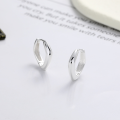 wholesale S925 Sterling Silver Geometric Square Ear Clasps for Women, Fashionable and Versatile for Commuting, Unique Design with a Delicate and Niche Aesthetic-0-0