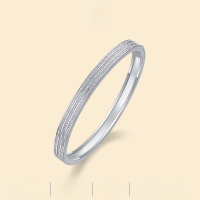 wholesale S925 Sterling Silver Moissanite Starlight Amusement Bracelet, New Fashionable Accessory, Hot-Selling Bangle, Wholesale from Guangzhou Factory-231 Moissanite diamonds