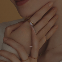 wholesale 【Clearance at a Loss】S925 Silver Gold-Plated Ring with Natural Colored Gemstone Jewelry for Daily Commuting Minimalist Style-053 White Zirconium Diamond Hollow Ring No. 16 Hong Kong Degree (Clearance Price, No Return or Exchange)