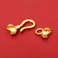 wholesale 925 Silver Gold Plated Antique Silver Blossom Clasp, DIY Bracelet Closure, Pepper Clasp, End Clasp, Link Clasp Accessories-0-3