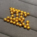 wholesale S925 gold-plated spacer beads gasket semi-finished DIY accessories crystal jewelry bracelet necklace fittings-0-10