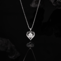 wholesale 925 Silver Heart 1-2-3CT Moissanite Pendant for Women, TikTok Live Cross-Border Bestseller, Factory Direct-0-5