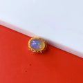wholesale S925 Gold-Plated Silver with Inlaid Natural Opal DIY Bracelet Necklace Accessory Pendant Original Jewelry-0-10