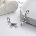 wholesale S925 Silver Crown Cross Earrings for Women, Small Hook, Niche Design, Korean and Japanese Style, High-End Versatile-0-1