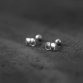 wholesale S925 Silver Thai Silver Earrings for Women, Korean Style Small and Cute Elephant Animal Retro Antique Earrings G8874-0-4