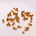 wholesale S925 gold-plated small spacer beads, spacer beads, loose beads, accessories for bracelets, necklaces, stringing, and DIY handmade semi-finished products-0-3