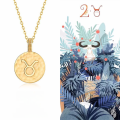 wholesale S925 Silver Minimalist European and American Style Zodiac Round Pendant Without Chain, Women's Viral Wholesale Zodiac Necklace-0-6