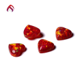 wholesale Metal material Synthetic Opal Heart Shape Love Synthetic Opal Opal Ring Earring Pendant Inlay Matching Stone Accessories-0-1