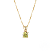 wholesale S925 Sterling Silver Ins Style Simple Daily Matching Pendant Necklace For Women,-Gold-August 925 Silver