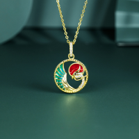 wholesale 925 Sterling Silver Hot-Selling New Chinese Style Pendant Necklace for Women, Minimalist and Elegant Choker Collarbone Chain Wholesale-necklace