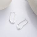 wholesale S925 Silver Fashionable Cross-Border Irregular Minimalist Ins-Style Trendy Personalized Design Earrings and Ear Cuffs-0-2