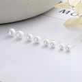 wholesale S925 Sterling Silver Korean-style Minimalist Elegant Artistic Brushed Finish Versatile Fairy Commute Lady Earrings-0-0