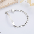 wholesale S925 Silver Fashion Korean Japanese Style Double-Lucky Heart Clasp Ins Trendy Personality Bracelet-0-1