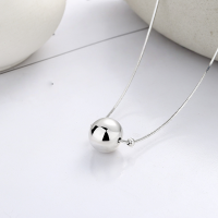 wholesale S925 sterling silver Korean-style minimalist round ball wish-fulfilling trendy versatile-YL501/approx. 5.2g>925 silver