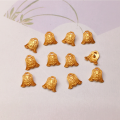 wholesale Gold-plated S925 Silver Nine-Tailed Fox Coin Charm Beads Bracelet Necklace Accessories DIY Components-0-8