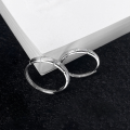 wholesale S925 Sterling Silver Starry Frosted Brushed Couple's Ring Minimalist Open-Ended Plain Band Niche Luxury Matching Set-0-0