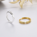 wholesale S925 Sterling Silver Korean Style Minimalist Ins Fashion OL Unique Design Niche Ring-0-0