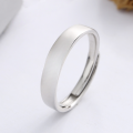 wholesale S925 Sterling Silver Trendy Ins-Style Romantic English Letter Couple Rings, Simple and Exquisite Versatile Design-0-2