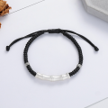 wholesale Metal Material: Sterling Silver ChaoSheng S999 National Tide Retro Bamboo Knot Braided Rope Bracelet Creative Trendy Versatile Accessory-0-0