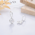 wholesale S925 Sterling Silver Trendy and Versatile INS Korean Style Light Luxury Zircon Inlaid Ear Clips for Women-0-1