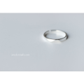 wholesale S925 Silver Ring Women Korean Style Wholesale Simple Faceted Ring Band Personality Smooth Surface Open-Ended Tail Ring J0270-0-1