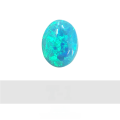 wholesale Metal Opal Cross Double-Sided Fire Iridescent Opal Polymer Cultivated Synthetic Opal Gemstone-0-26