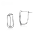 wholesale S925 Sterling Silver New European and American Style Irregular Minimalist Ins Earrings, Wholesale of Unique Design Earrings-0-0
