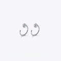 wholesale S925 Sterling Silver Small and Chic Ear Piercing Maintenance Single Diamond Stud Earrings for Women, Niche and Stylish, Can Be Worn While Sleeping, G7517-0-6
