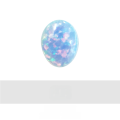 wholesale Metal Opal Cross Double-Sided Fire Iridescent Opal Polymer Cultivated Synthetic Opal Gemstone-0-24