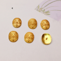 wholesale S925 silver gold-plated patch Five Dzi Garuda accessories bracelet necklace bead jewelry DIY components-0-6