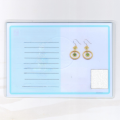wholesale Gold-plated 925 Silver Certificate Ethnic Vintage Style Jade Earrings, Ruyi Openwork Inlaid with Hetian Jasper-0-3