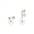 wholesale S925 Sterling Silver New Korean Style Forest Series Sweet and Lovely Daisy Ear Studs Earrings for Women Wholesale-0-4