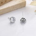 wholesale S925 Silver Cloud Tide Pavilion Fashion Retro Minimalist Zircon Teardrop Small and Fresh Design Earrings-0-1