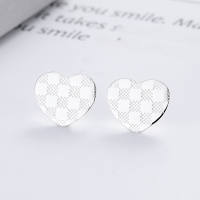 wholesale S925 silver fashion minimalist ins trendy design earrings studs-YFR406M/B approx. 1.6g  925 silver