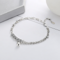 wholesale S925 Sterling Silver Retro Vintage Auspicious Ethnic Style Five Emperor Coin Assembled Bead Pendant Bracelet for Women-0-0