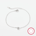 wholesale 925 Sterling Silver 26 Letters Zircon Inlaid Minimalist Luxury High-End Ins Style Cross-Border Best-Selling Jewelry Bracelet-0-25