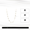 wholesale S925 sterling silver jewelry necklace, minimalist elegant trendy small chain collarbone chain-0-1