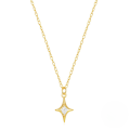 wholesale S925 Sterling Silver Star Pendant Necklace With Inlaid Zircons, A Light Luxury Design For Women-0-0