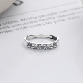 wholesale S925 Sterling Silver Retro Vintage Embossed Ancient Style Totem Pattern Minimalist and Elegant Open Ring-0-0