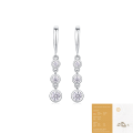 wholesale S925 Sterling Silver Cross-border Moissanite New Long Earrings Temu Amazon Best-Selling Dangle Earrings Factory Wholesale-0-6