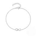wholesale S925 Sterling Silver Bazi Eternal Chain Bracelet For Women, Korean Style, Hot-selling, Minimalist, Niche Design-0-4